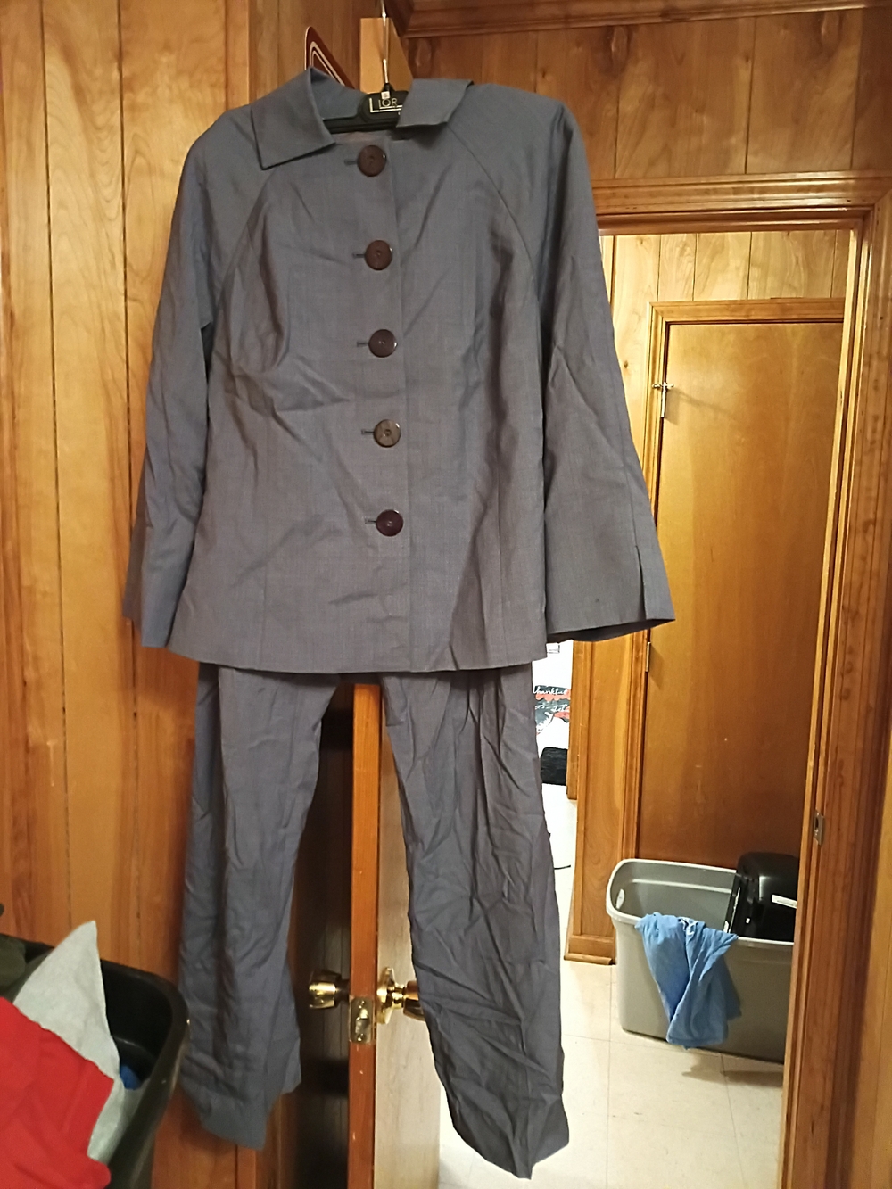 Doncaster Slate Blue Two-Piece Jacket and Pants Set